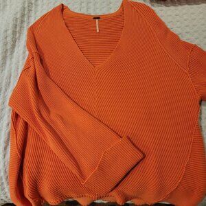 Free People Coral Sweater